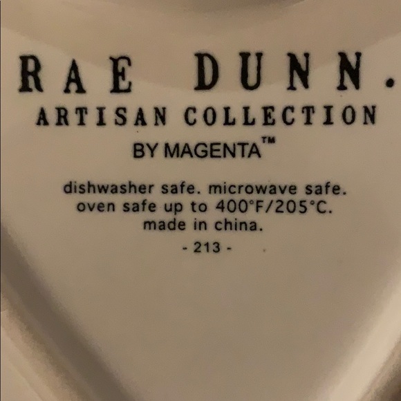 Rae Dunn Heart Shaped “HOW SWEET” Pie Bakeware - Picture 2 of 2